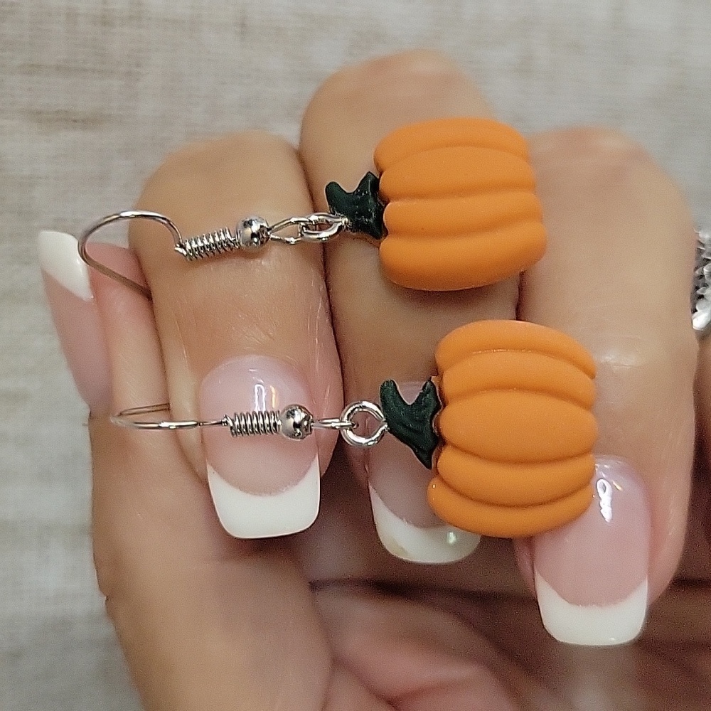 Pumpkin Earrings
